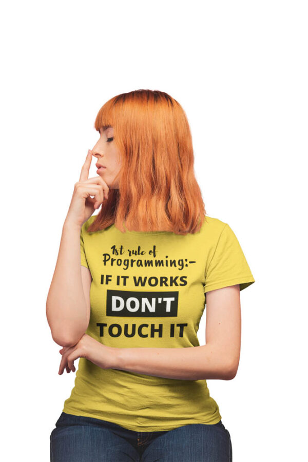 1st rule of Programming T-Shirt for Women - DK