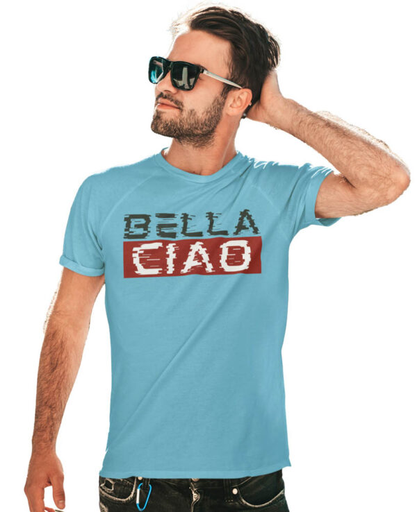 Bella Ciao Glitch T-Shirt for Men