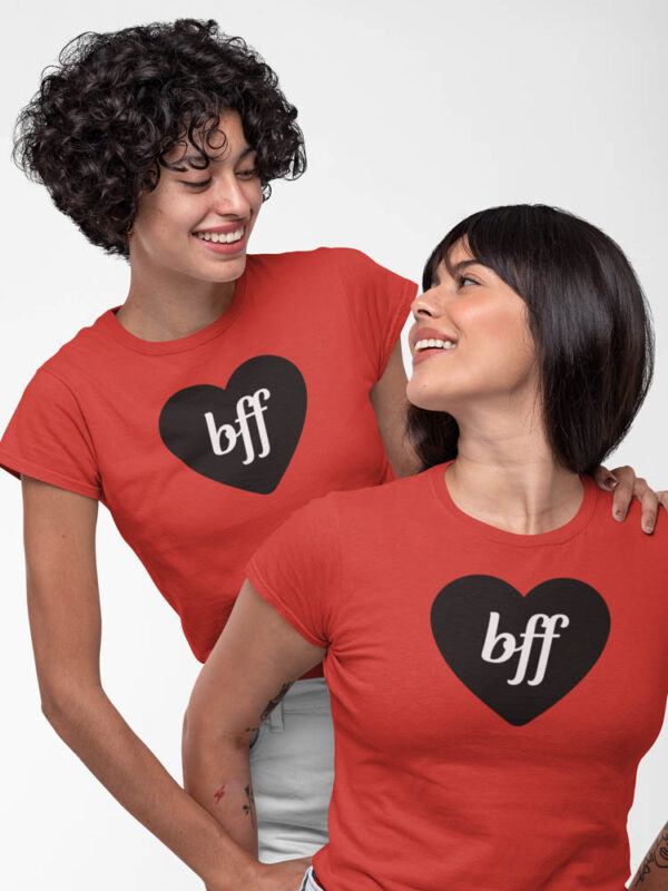 Besties Best Friend Forever Pair Women's T-Shirt - Image 2