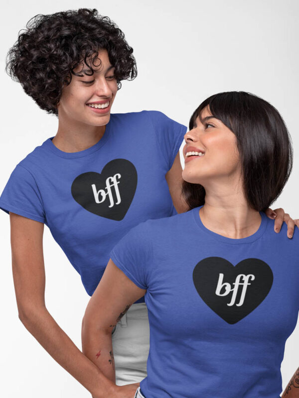 Besties Best Friend Forever Pair Women's T-Shirt - Image 3