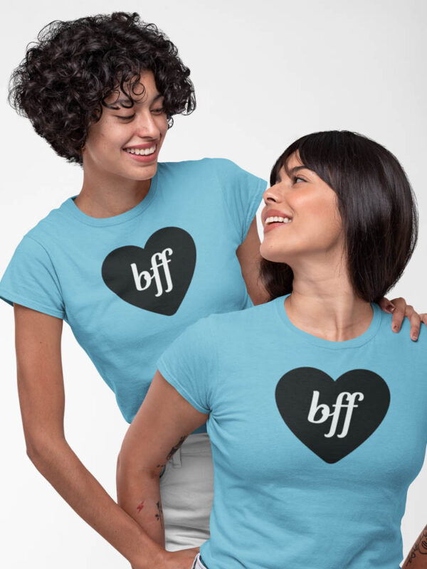 Besties Best Friend Forever Pair Women's T-Shirt - Image 4