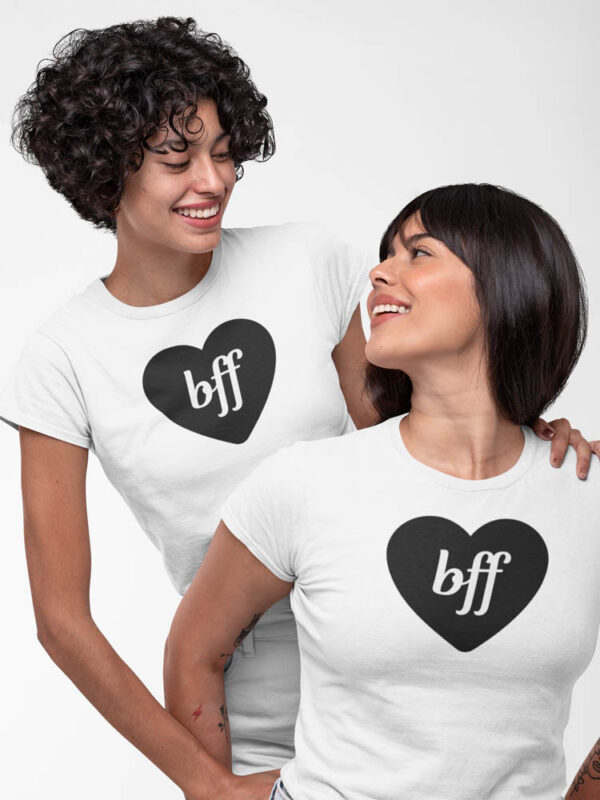 Besties Best Friend Forever Pair Women's T-Shirt - Image 5