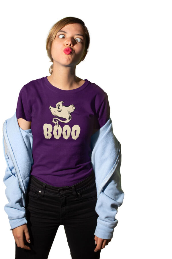 Booo Ghost Goofy Women's T-Shirt - Image 3