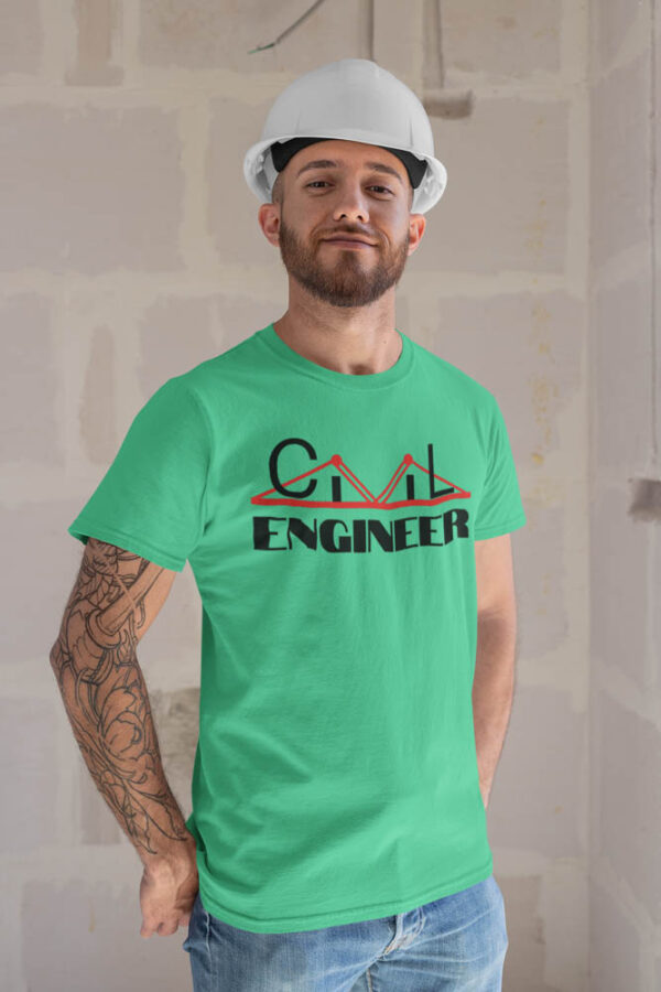 Civil Engineer T-Shirt for Men - Image 2