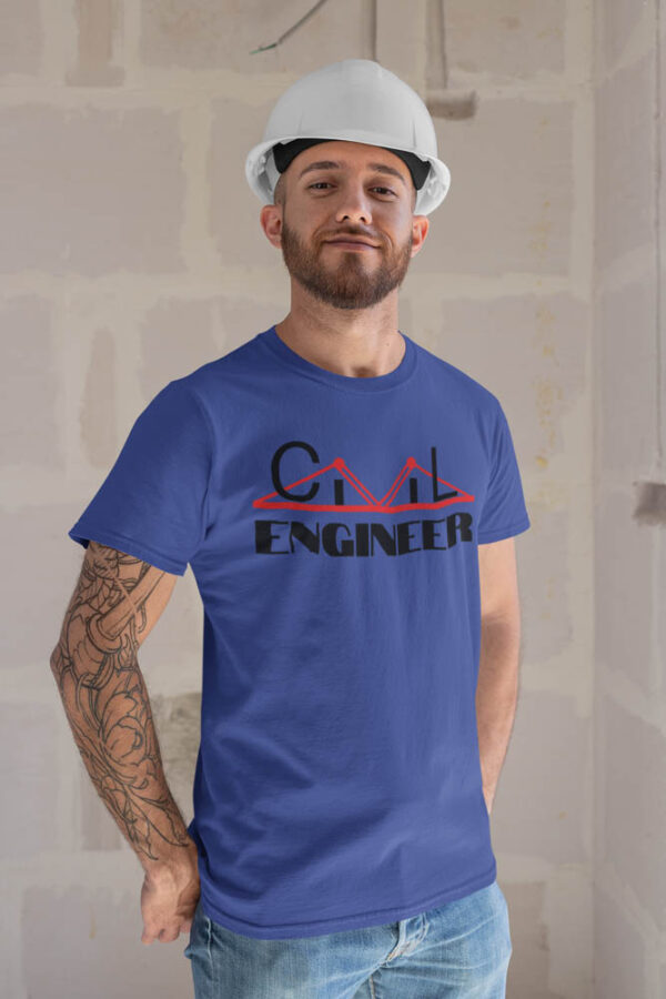 Civil Engineer T-Shirt for Men - Image 4