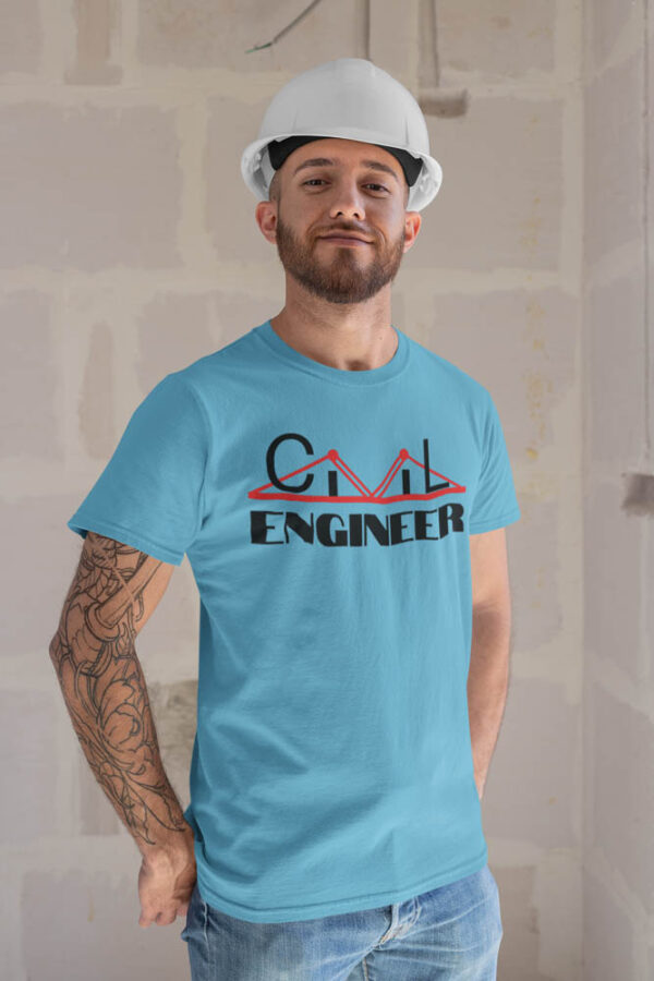 Civil Engineer T-Shirt for Men - Image 5