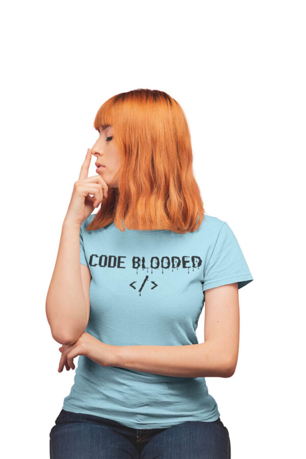 CODE Blooded Programmer Women's T-Shirt - DK