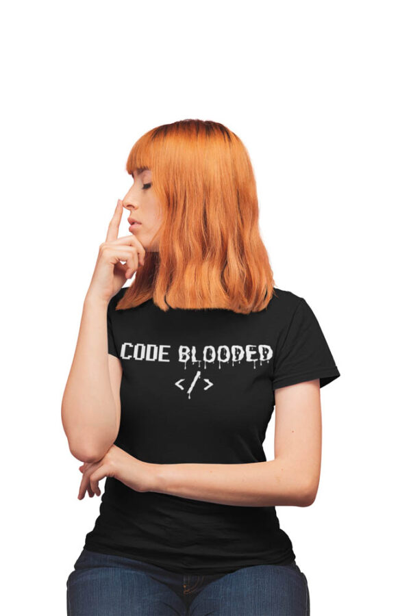 CODE Blooded Programmer Women's T-Shirt - LT - Image 8