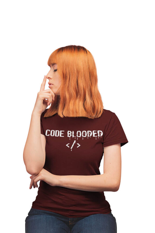 CODE Blooded Programmer Women's T-Shirt - LT - Image 2