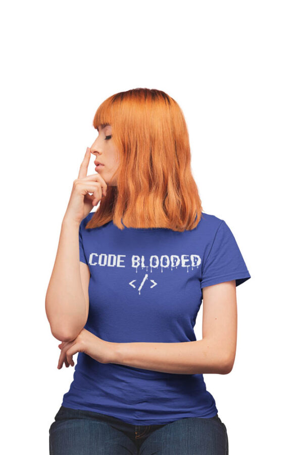 CODE Blooded Programmer Women's T-Shirt - LT - Image 7