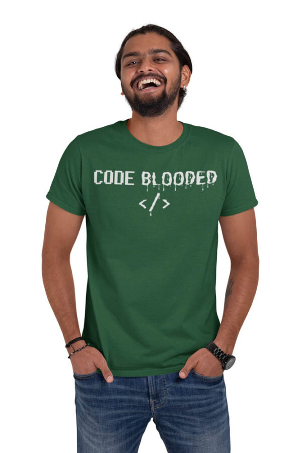 CODE Blooded Programmer T-Shirt for Men -LT