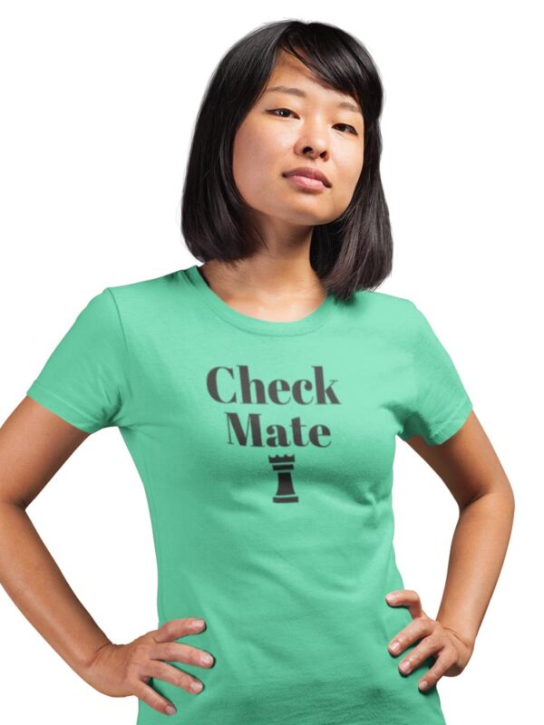 Check Mate Women's T-Shirt - Image 4