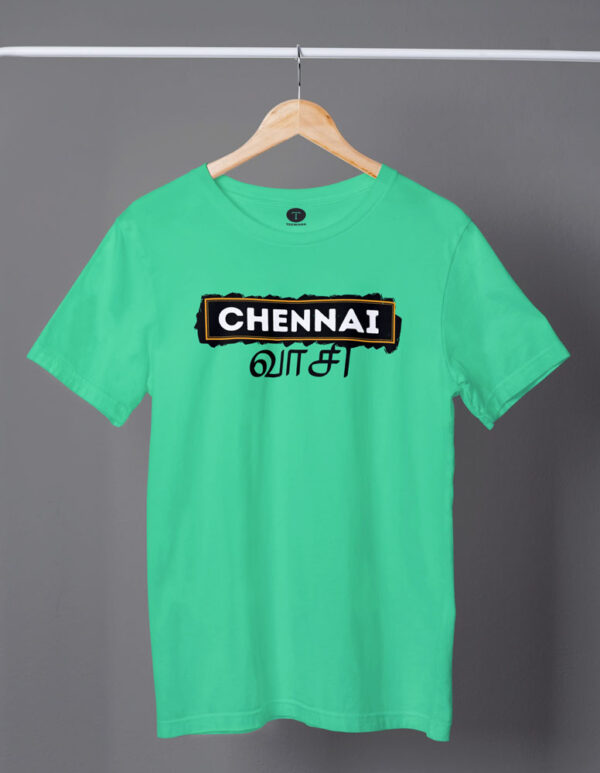 Chennai Vaasi Men’s T-Shirt - DK - Image 6