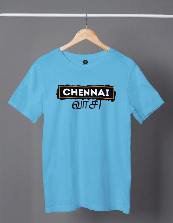 Chennai Vaasi Men’s T-Shirt - DK - Image 4