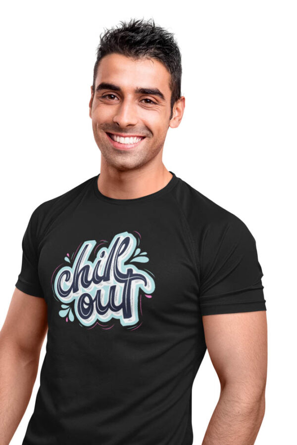 Chill Out Positivity T-Shirt for Men - Image 2