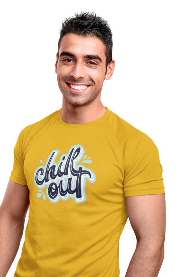 Chill Out Positivity T-Shirt for Men - Image 3