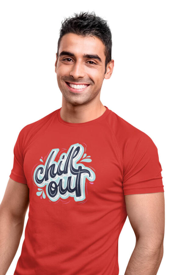 Chill Out Positivity T-Shirt for Men - Image 6