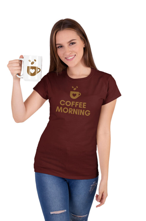 Coffee Morning Women's T-Shirt - Image 3