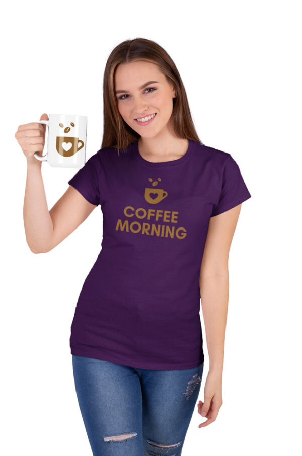 Coffee Morning Women's T-Shirt - Image 4