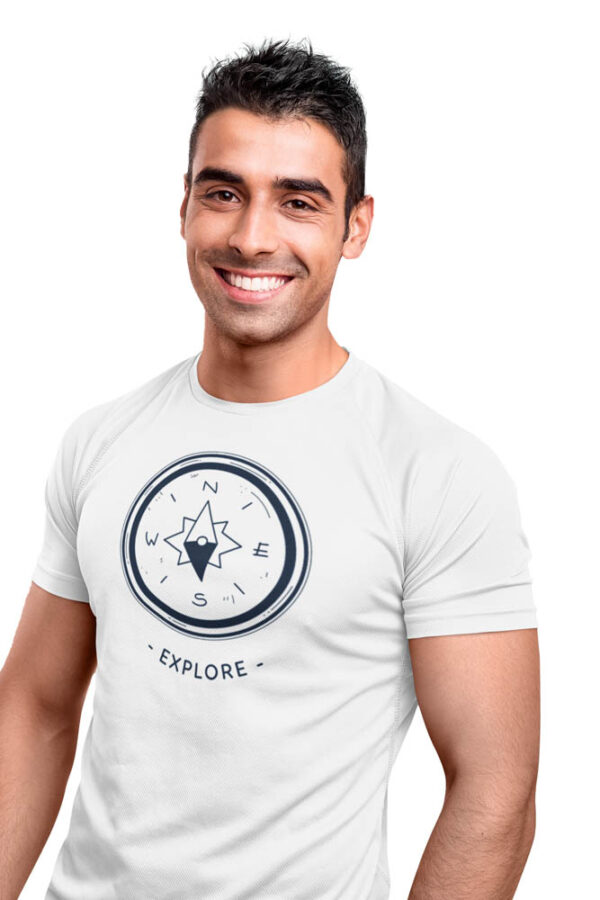 Compass Explore Men's T-Shirt - Image 5