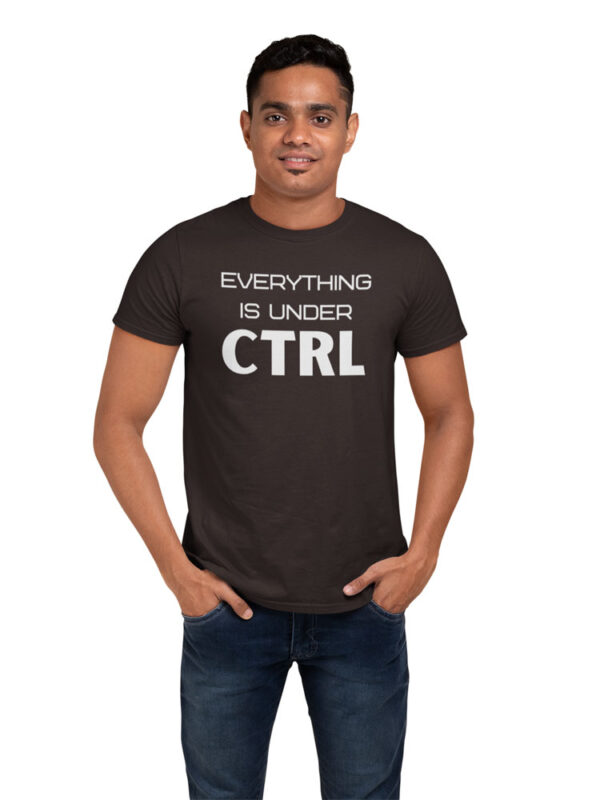 Everything is Under CTRL Programmer T-Shirt for Men - LT - Image 2