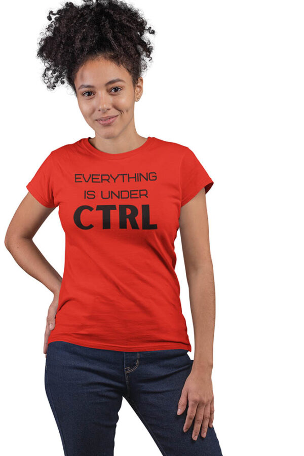 Everything is Under CTRL Programmer T-Shirt for Women - DK - Image 5