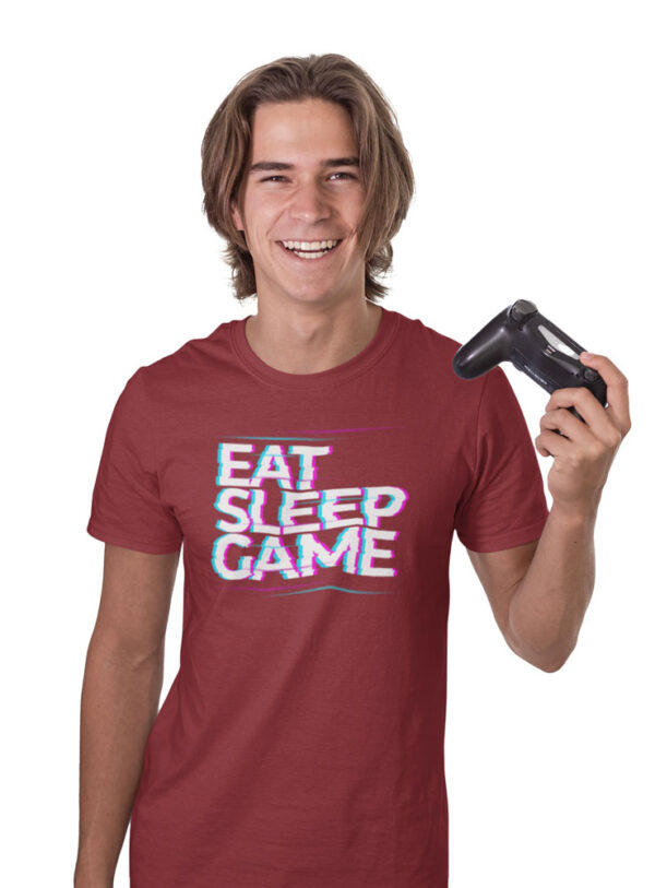 Eat Sleep Game T-Shirt for Men - Image 2