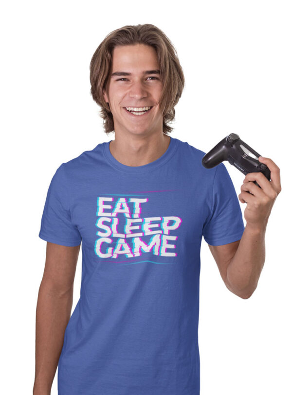 Eat Sleep Game T-Shirt for Men - Image 5