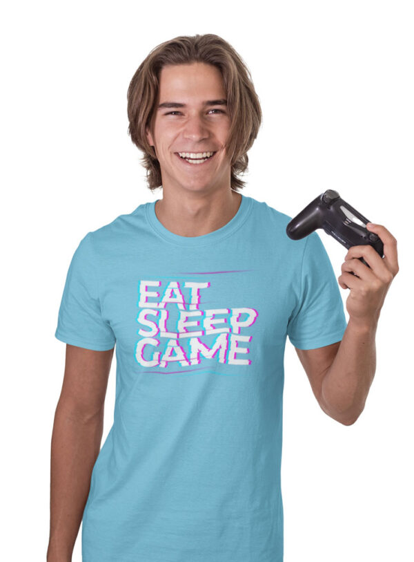 Eat Sleep Game T-Shirt for Men - Image 6