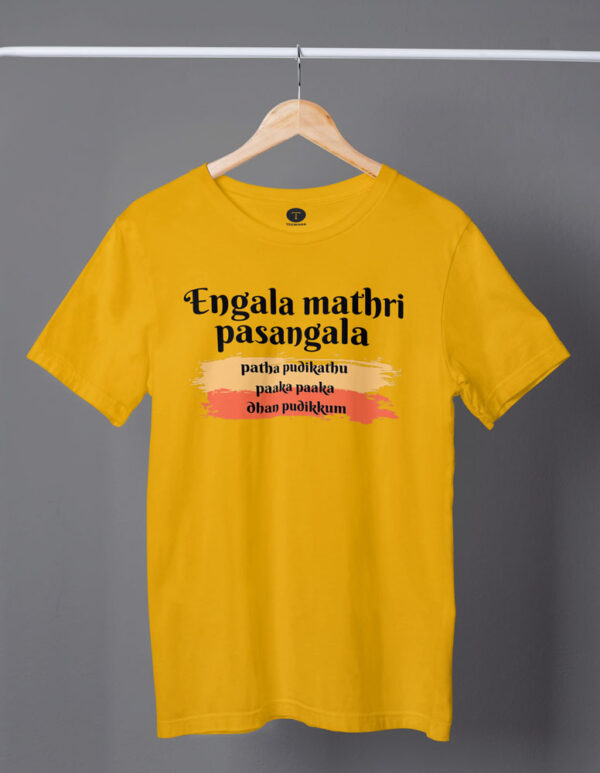 Engala Maadri Pasangala Paaka Paaka Dhan Pudikkum Movie Men's T-Shirt - DK - Image 2