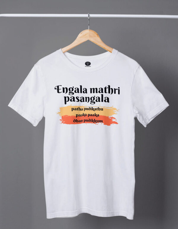 Engala Maadri Pasangala Paaka Paaka Dhan Pudikkum Movie Men's T-Shirt - DK