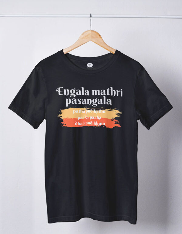 Engala Maadri Pasangala Paaka Paaka Dhan Pudikkum Movie Men's T-Shirt - LT - Image 3