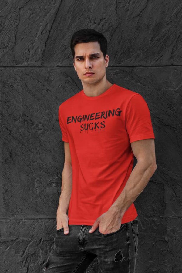 Engineering Sucks Blood Drop T-Shirt for Men - DK