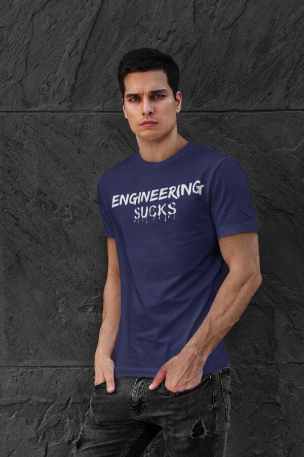 Engineering Sucks Blood Drop T-Shirt for Men - LT