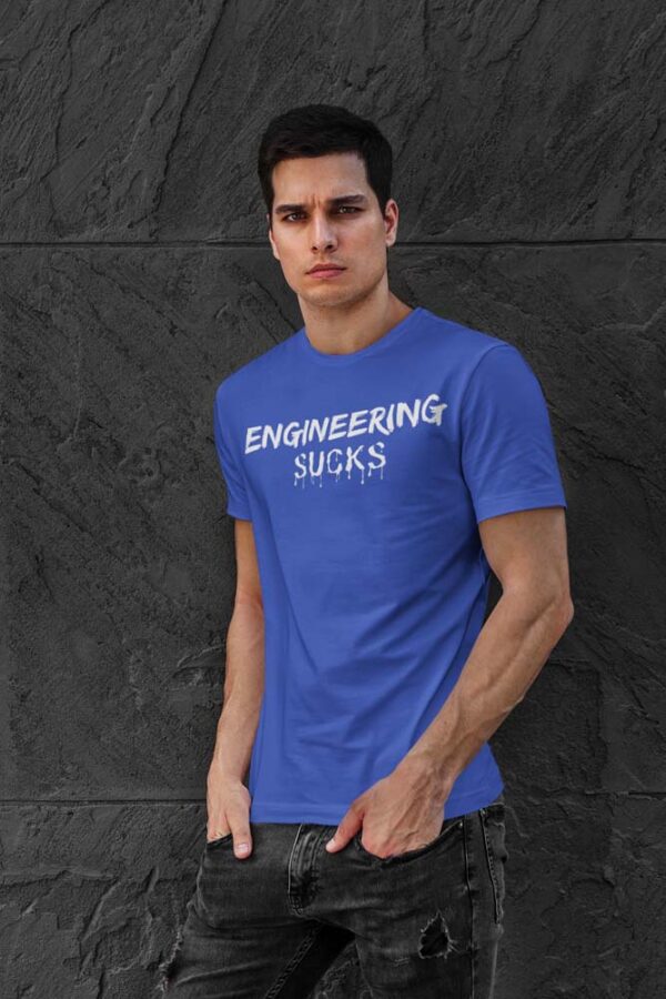 Engineering Sucks Blood Drop T-Shirt for Men - LT - Image 3