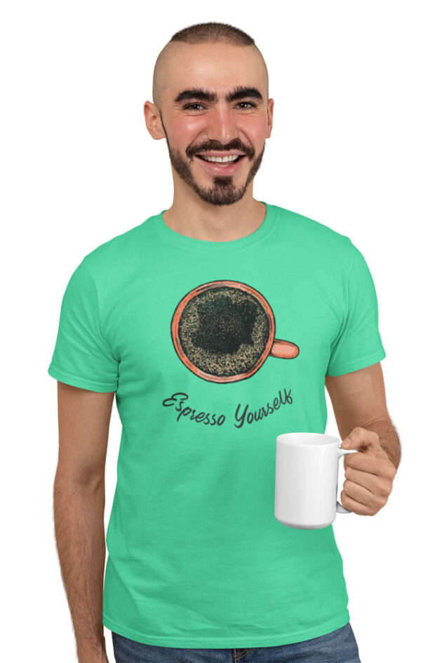 Espresso Yourself Coffee Men's T-Shirt - Image 2