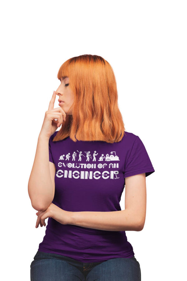 Evolution of an Engineer T-Shirt for Women - LT - Image 2