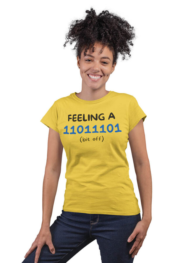 Feeling a Bit Off Programmer T-Shirt for Women - DK - Image 3