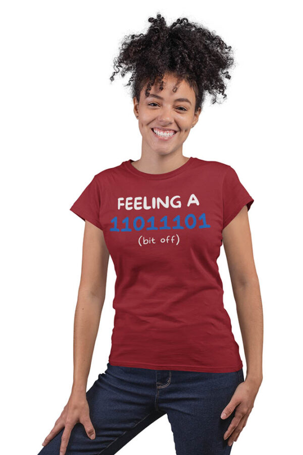 Feeling a Bit Off Programmer T-Shirt for Women - LT - Image 4