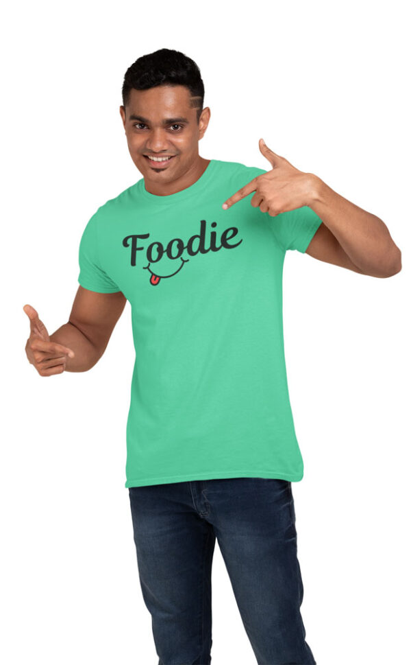 Foodie Lick T-Shirt for Men - DK - Image 2