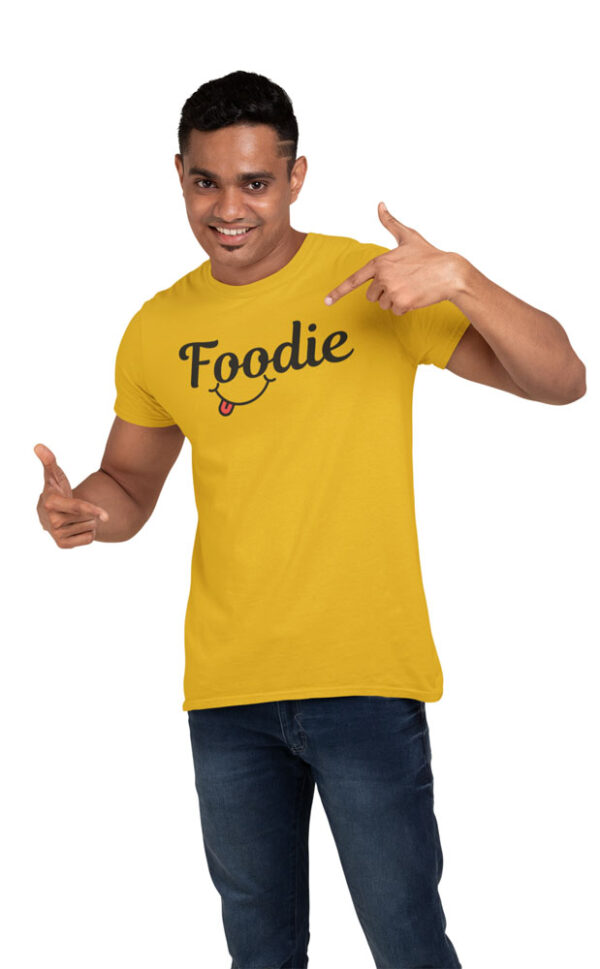 Foodie Lick T-Shirt for Men - DK - Image 3