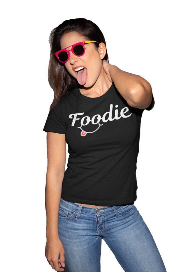 Foodie Tongue Lick T-Shirt for Women - LT - Image 2