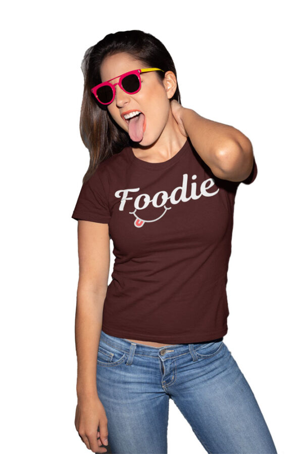 Foodie Tongue Lick T-Shirt for Women - LT - Image 4