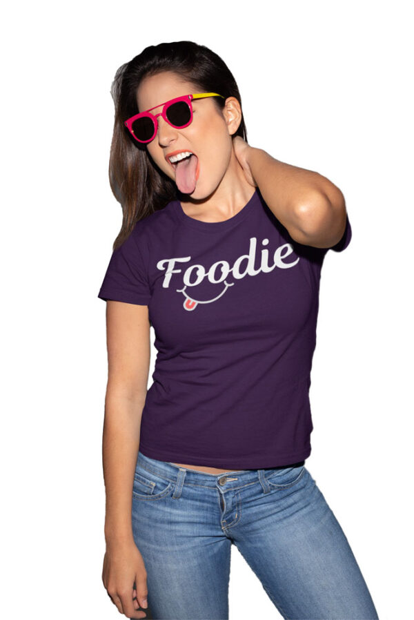 Foodie Tongue Lick T-Shirt for Women - LT - Image 6