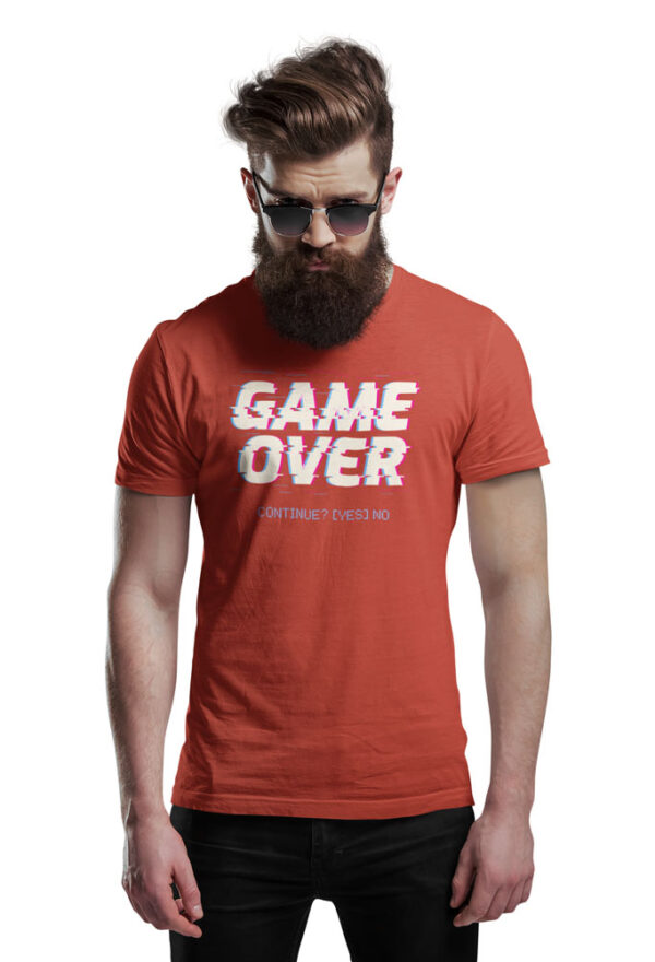 Game Over Gaming T-Shirt for Men - Image 2