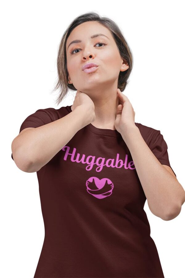 HUGGABLE Heart Women's T-Shirt - Image 6