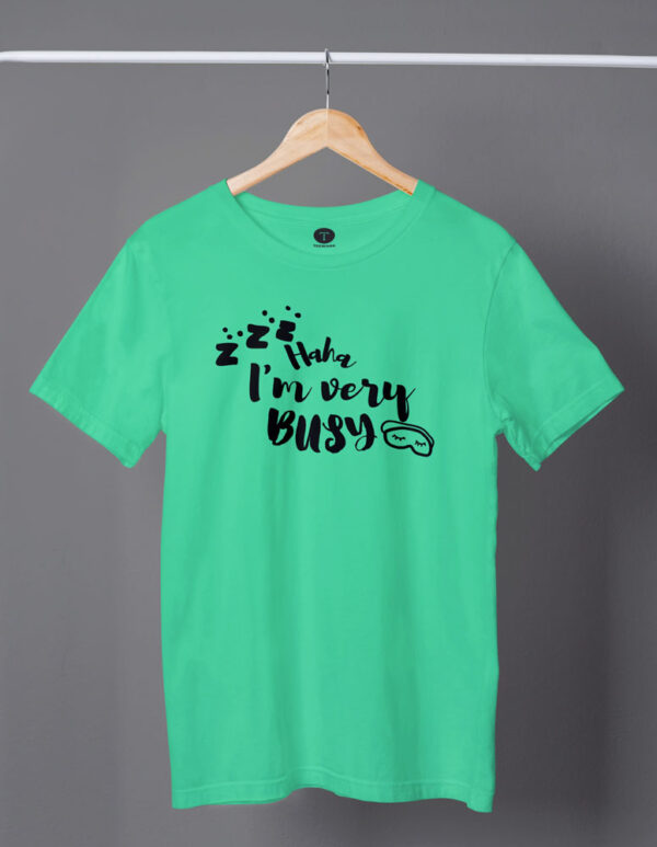 Haha I'm Very Busy Movie Men's T-Shirt - DK - Image 2