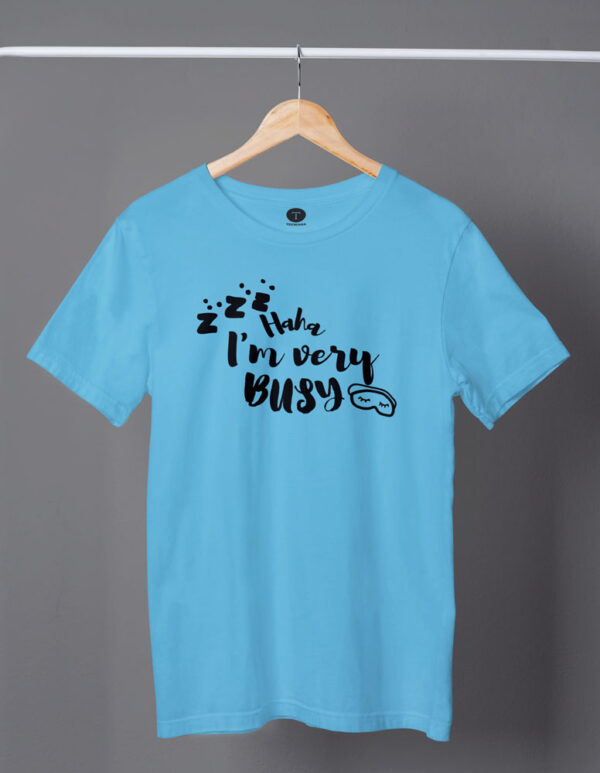 Haha I'm Very Busy Movie Men's T-Shirt - DK - Image 5