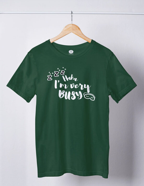 Haha I'm Very Busy Movie Men's T-Shirt - LT - Image 5