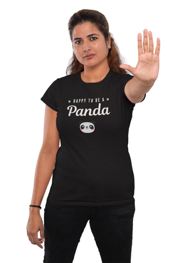 Happy to be a Panda Women's T-Shirt - Image 6